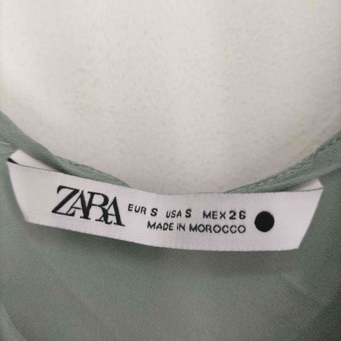 ザラ ZARA フリル加工 キャミソール レディース
