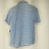 バーバリーブラックレーベル BURBERRY BLACK LABEL リネンボーダー S/S シャツ メンズ JPN:2