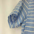 バーバリーブラックレーベル BURBERRY BLACK LABEL リネンボーダー S/S シャツ メンズ JPN:2