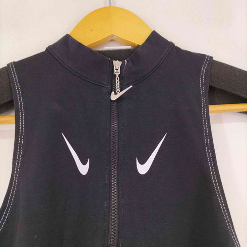 ナイキ NIKE スウッシュプリント ハーフジップノースリーブワンピース レディース JPN:S