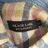 バーバリーブラックレーベル BURBERRY BLACK LABEL チェック L/S リネンシャツ メンズ JPN:2