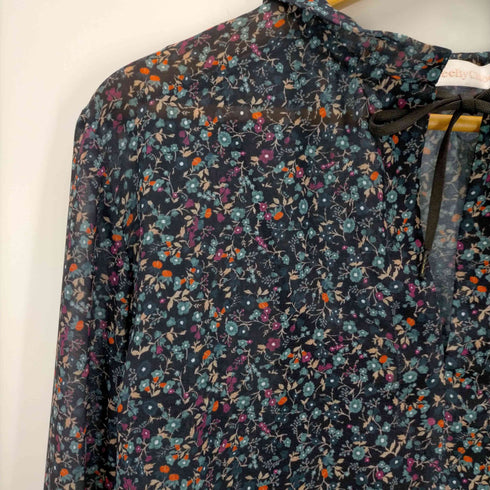 シーバイクロエ SEE BY CHLOE 花柄 ポリ ブラウス レディース JPN:34
