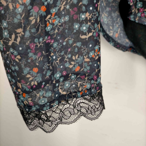 シーバイクロエ SEE BY CHLOE 花柄 ポリ ブラウス レディース JPN:34