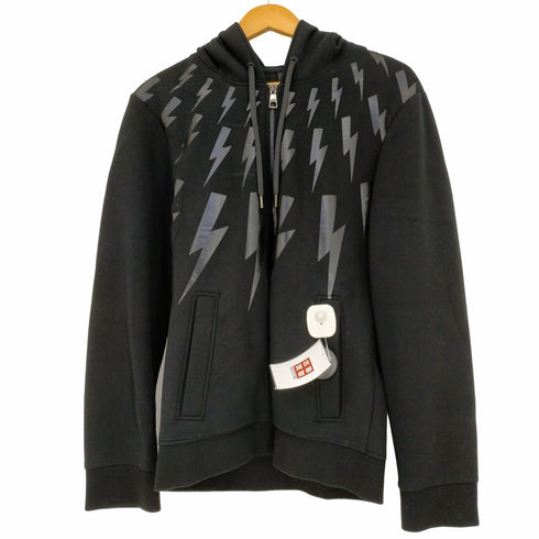 ニールバレット NEIL BARRETT ライトニングボルトジップアップパーカー メンズ import:S