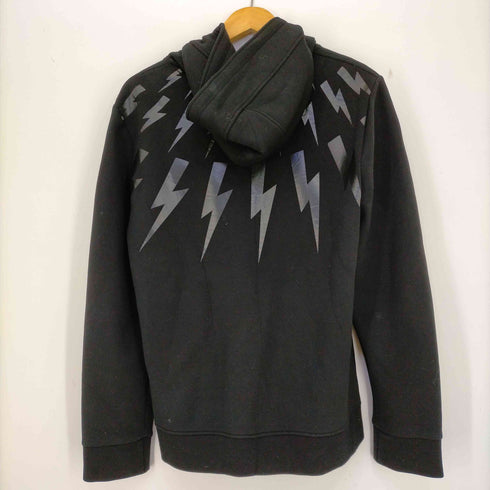 ニールバレット NEIL BARRETT ライトニングボルトジップアップパーカー メンズ import:S
