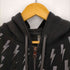 ニールバレット NEIL BARRETT ライトニングボルトジップアップパーカー メンズ import:S