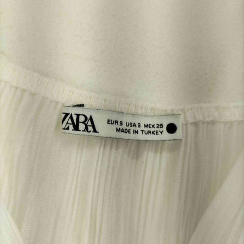 ザラ ZARA プリーツチューブトップ レディース US S