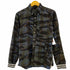 ソフネット SOPHNET. 18AW CAMOUFLAGE FLANNEL CHECK RIBBED SIDE ZIP B.D SHIRT メンズ JPN:M