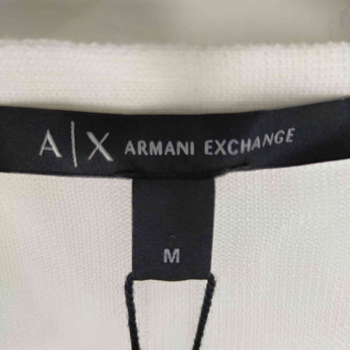 アルマーニエクスチェンジ ARMANI EXCHANGE シースルーショルダーニットプルオーバー レディース M
