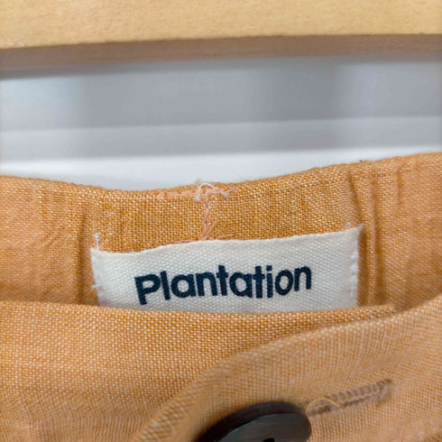 プランテーション Plantation リネン混 1タック スラックス レディース JPN:M