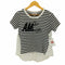 アメリカーナ Americana クルーネック アシンメトリー ボーダー Tシャツ カットソー レディース