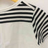 アメリカーナ Americana クルーネック アシンメトリー ボーダー Tシャツ カットソー レディース