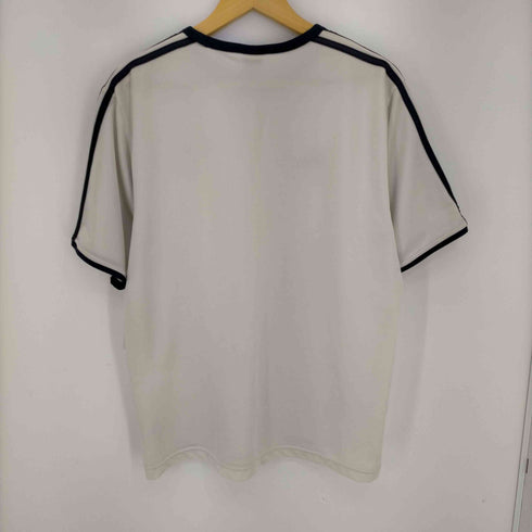 アディダス adidas 00s パフォーマンスロゴ クルーネックTシャツ サッカーユニフォーム ゲームシャツ メンズ XO