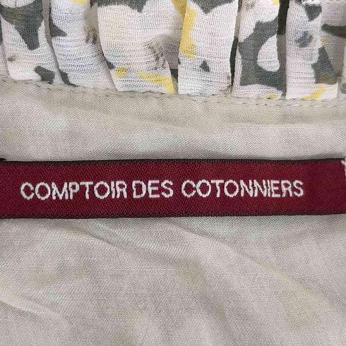 コントワーデコトニエ COMPTOIR DES COTONNIERS フラワープリント ノースリーブワンピース レディース JPN:M