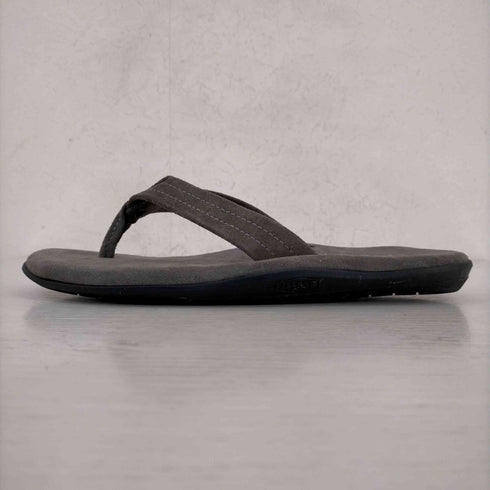 アイランドスリッパ ISLAND SLIPPER レザートングサンダル/Charcoal Suede メンズ 9