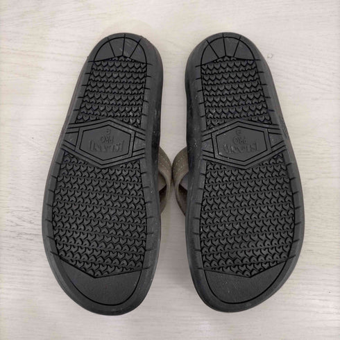アイランドスリッパ ISLAND SLIPPER レザートングサンダル/Charcoal Suede メンズ 9