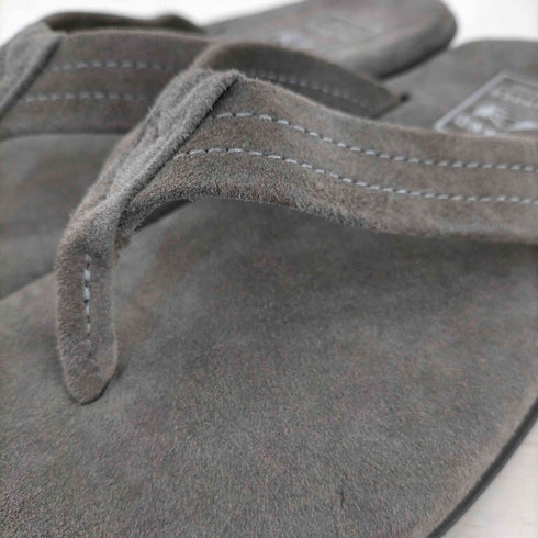 アイランドスリッパ ISLAND SLIPPER レザートングサンダル/Charcoal Suede メンズ 9