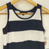 ラルフローレン RALPH LAUREN ウエストコード 裾レース ノースリーブボーダーワンピース レディース import:L