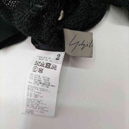 ヨウジヤマモト Yohji Yamamoto レーヨン混ボンテージデザインニットキャミ レディース JPN:2