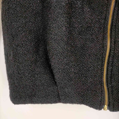 Delyle NOIR ノーカラーコート バイカラー ベージュ レディース JPN:S