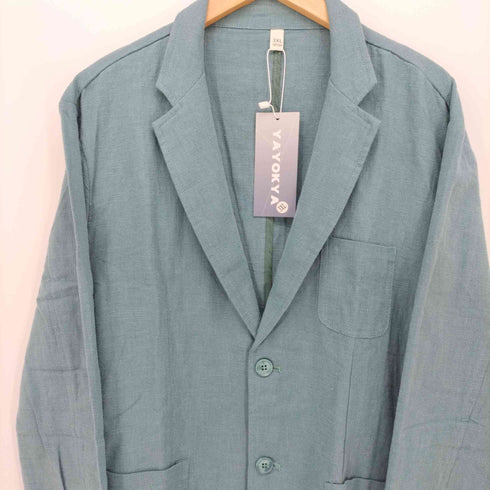 yayokya リネン ビッグシルエット テーラード ジャケット メンズ 3XL
