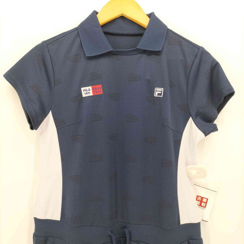 フィラ ゴルフ FILA GOLF ゴルフウェア ジャガード S/S スキッパー ミニ ワンピース レディース JPN:L
