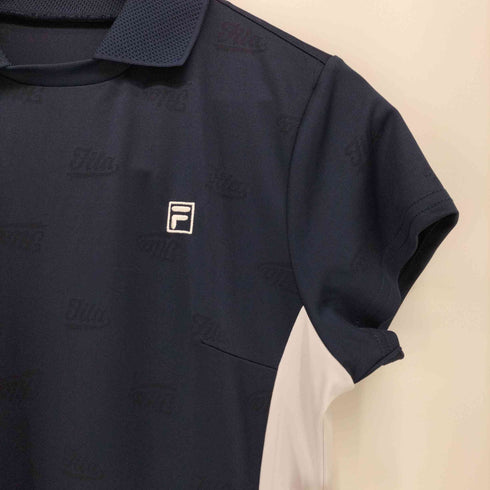 フィラ ゴルフ FILA GOLF ゴルフウェア ジャガード S/S スキッパー ミニ ワンピース レディース JPN:L