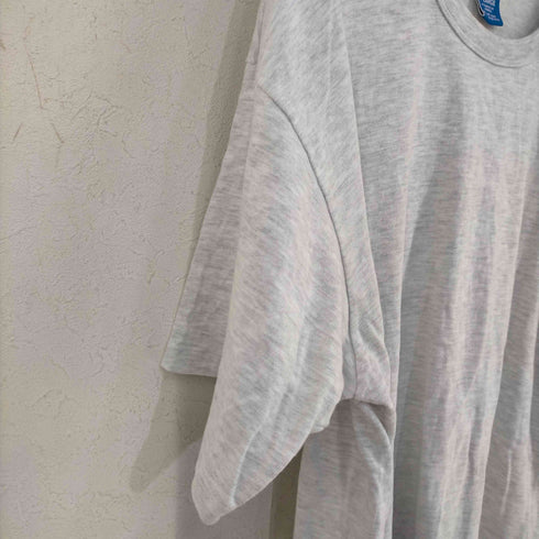 チャンピオン Champion 目無し 杢グレー クルーネックTシャツ メンズ import:XL