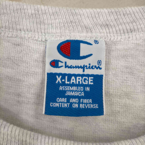 チャンピオン Champion 目無し 杢グレー クルーネックTシャツ メンズ import:XL