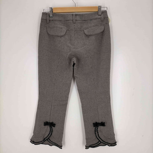 トゥービーシック TO BE CHIC クロップドパンツ フレア レディース 40