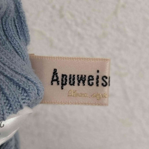 アプワイザーリッシェ aquweiser riche 22SS レイヤードニット セーター プルオーバー 長袖 2 サックス レディース JPN:2