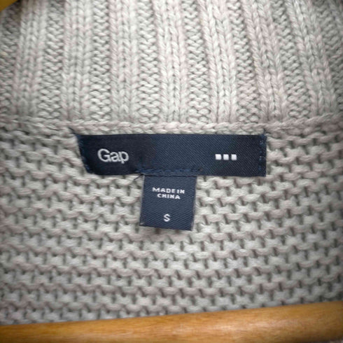 ギャップ Gap ヘンリーネック ハイネックケーブルニット メンズ JPN:S