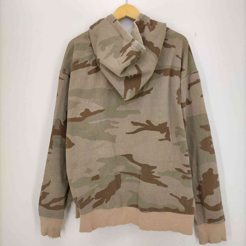 チャンピオン Champion カモ柄 ジップパーカー 迷彩 ヘビーウェイト メンズ JPN:XL