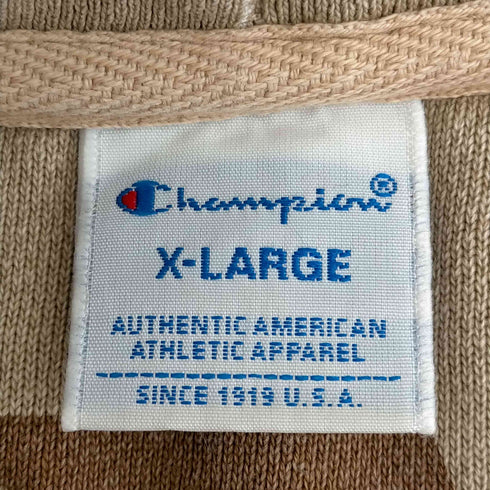 チャンピオン Champion カモ柄 ジップパーカー 迷彩 ヘビーウェイト メンズ JPN:XL