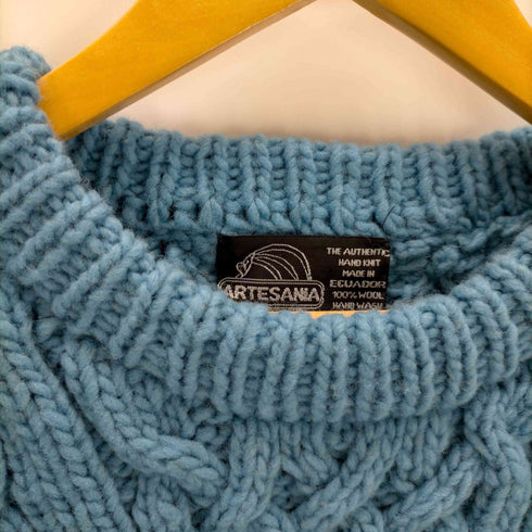 アルテサニア artesania hand knit ローゲージ ケーブル編み メンズ JPN:S