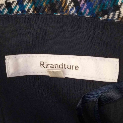 リランドチュール Rirandture 21AW スパーク チェック ミニ スカート レディース JPN:0
