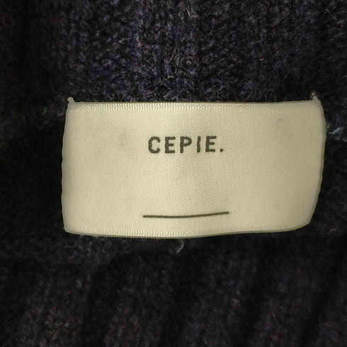 CEPIE ワインディングタートルニット レディース FREE