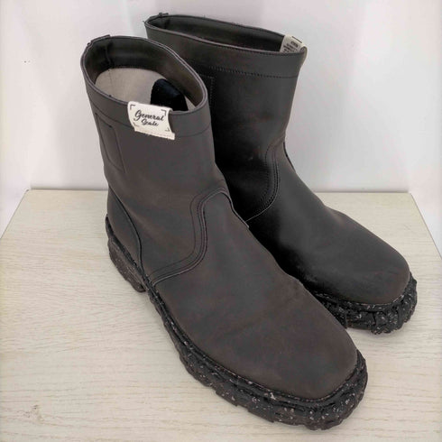 メゾンミハラヤスヒロ Maison MIHARA YASUHIRO Vintage-like Sole Synthetic Leather Boots メンズ 45