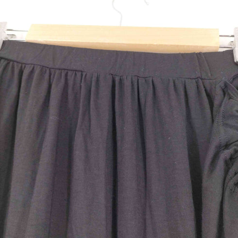 ヨウジヤマモト Yohji Yamamoto シルク混カラススカート レディース JPN:2