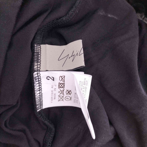 ヨウジヤマモト Yohji Yamamoto シルク混カラススカート レディース JPN:2