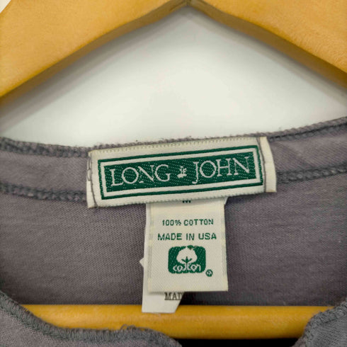 LONG JOHN USA製 ヘンリーネック L/S カットソー メンズ import:M