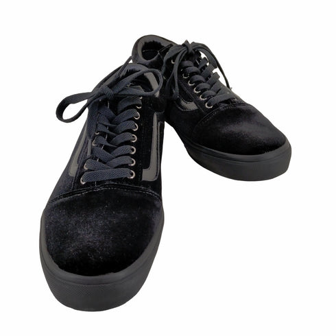 バンズ VANS OLD SKOOL DX VELOUR M.BLACK メンズ JPN:29