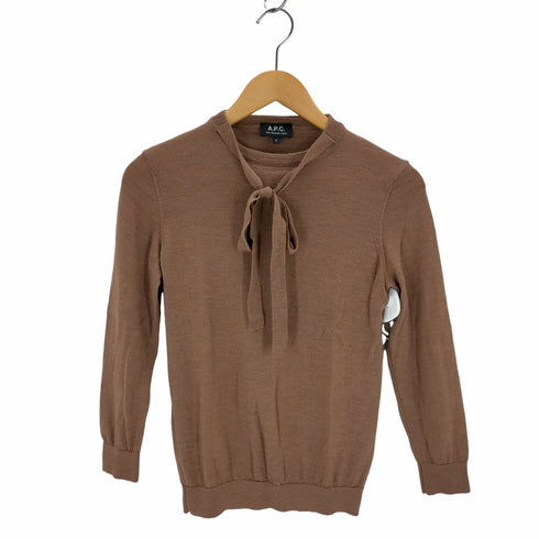 アーペーセー A.P.C. シルク混 ボウタイニット レディース JPN:S