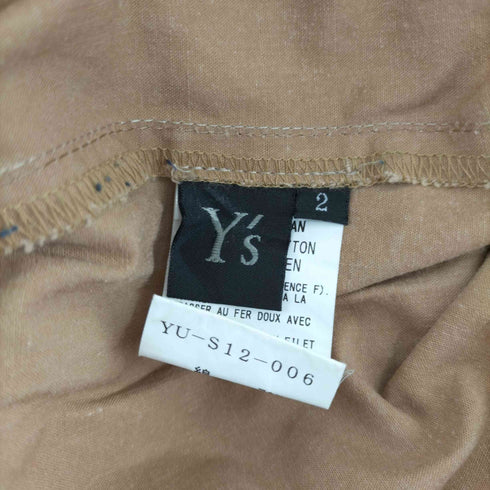 ワイズ Ys サイドポケット リネンスカート レディース JPN:2