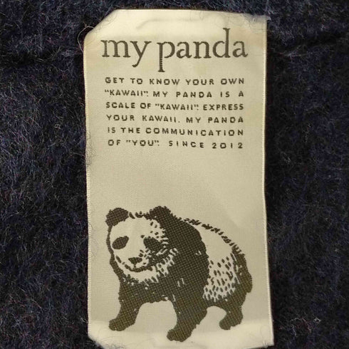 マイパンダ my panda クルーネック プルオーバー 長袖 カシミヤ レディース ONE SIZE