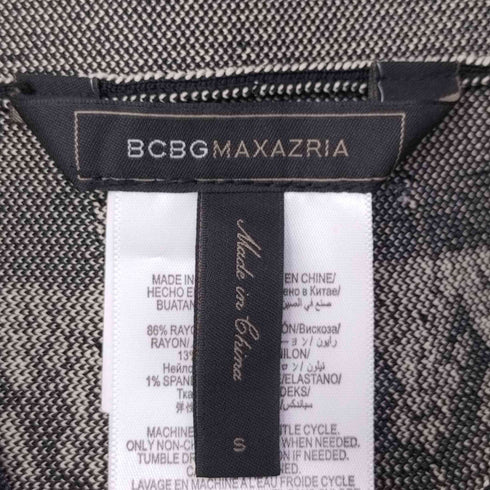 ビーシービージーマックスアズリア BCBGMAXAZRIA フレア ニット 総柄 ミニ スカート レディース JPN:S
