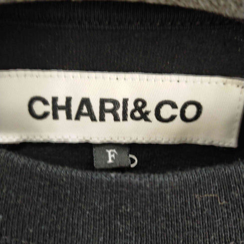 チャリアンドコー chari&co L/S SPLASHED TEE レディース FREE