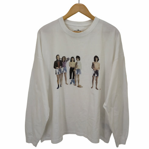 アーバンリサーチ URBAN RESEARCH バンド プリント ロングスリーブ Tシャツ メンズ import:L