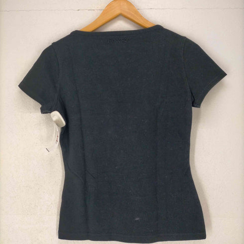 エフガール FGURL ワッペン付きショートスリーブTシャツ カットソー 40 黒 ブラック 26203 レディース JPN:40