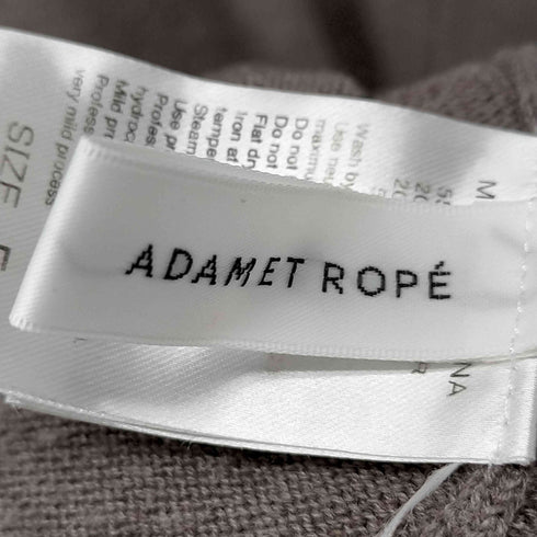 アダムエロペ Adam et Rope ウール タートルネック ニットワンピース レディース